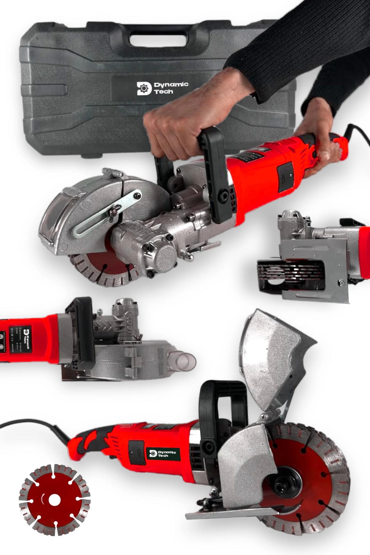 Profesyonel Elektrikli Duvar Oluk Makinesi Kanal Açma Yerleştirme Makinesi