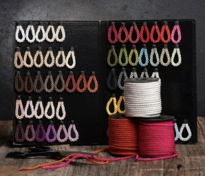 Polyester Kordon İp 10mm 50metre- Turkuaz/ Koyu vizon