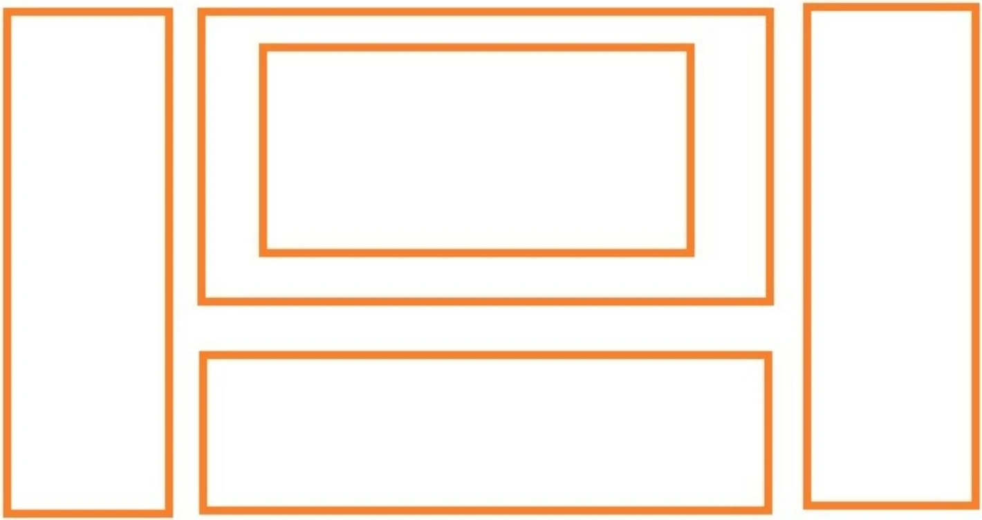 Tv Ünitesi Boyanabilir Çıta Hazır KESIM(ANKA146)