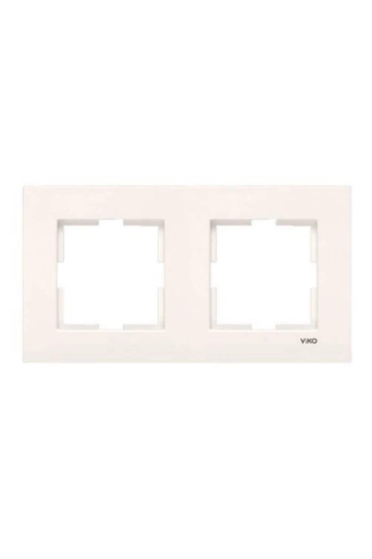 Vikio Karre Krem Ikili Çerçeve
