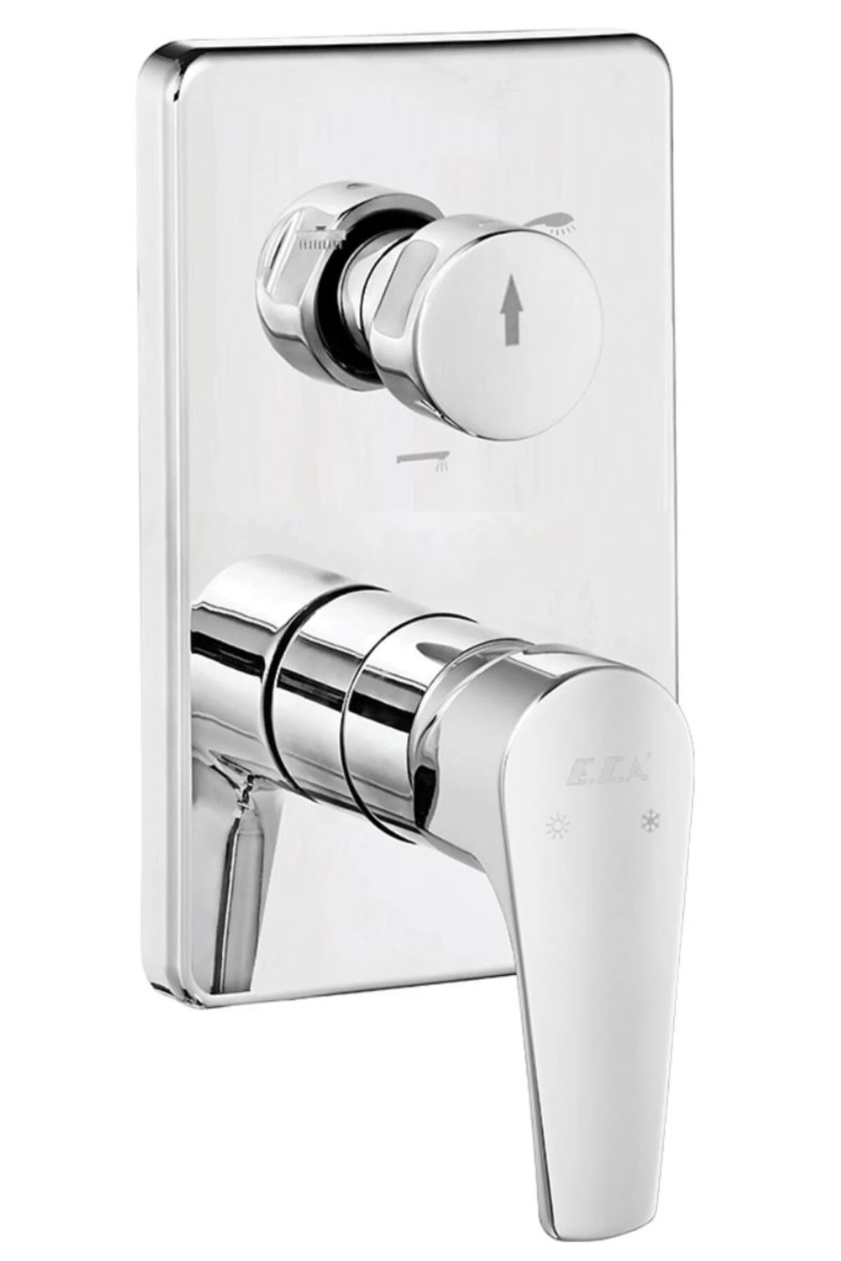 Niobe Ankastre Banyo Bataryası 2 Parça Set / 3 Yollu (102167313-K+102166301)