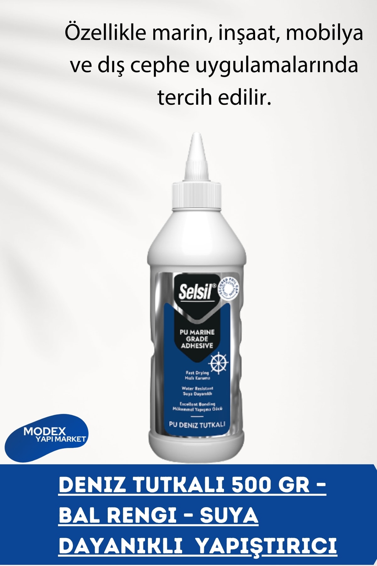 Bal Rengi Deniz Tutkalı 500 Gr.