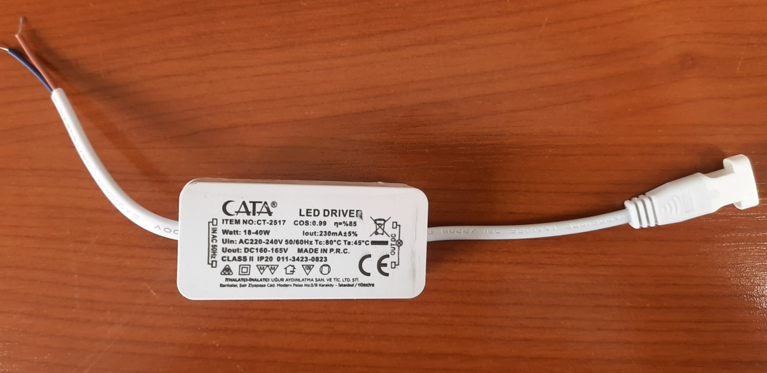 CT-2517 Slim LED Panel Driver 5 Adet