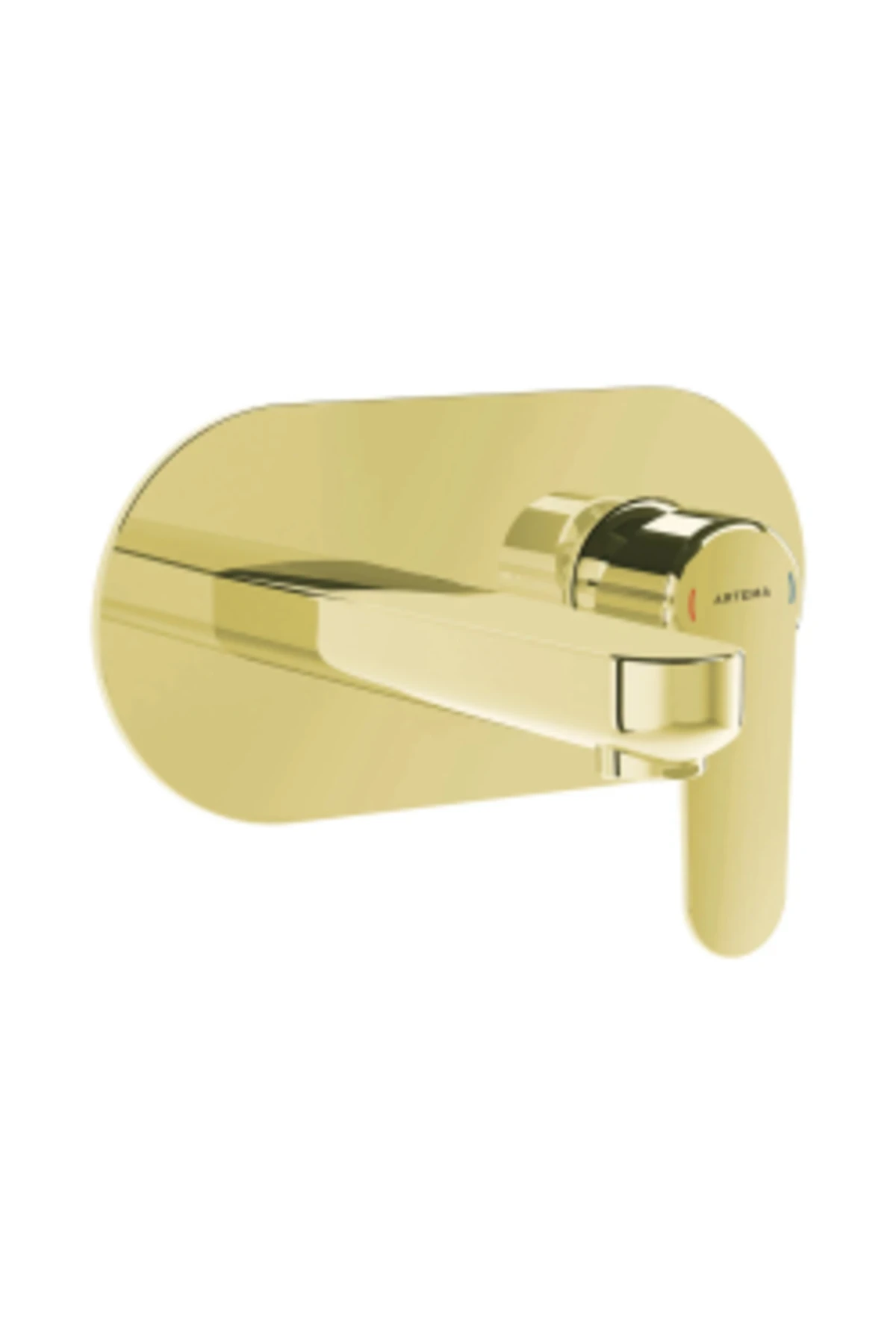 Root Round Ankastre Lavabo Bataryası (Sıva Üstü Grubu), altın