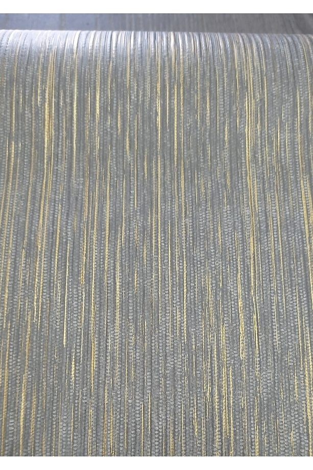 Antrasit Üzerine Gold Detaylı Silinebilir Duvar Kağıdı