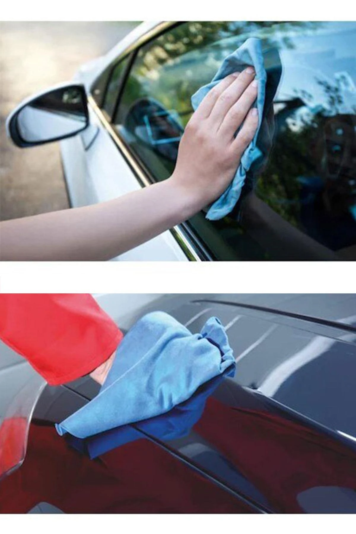 Sentetik Güderi Bez 38*60cm 130gr Mavi 6 Adet