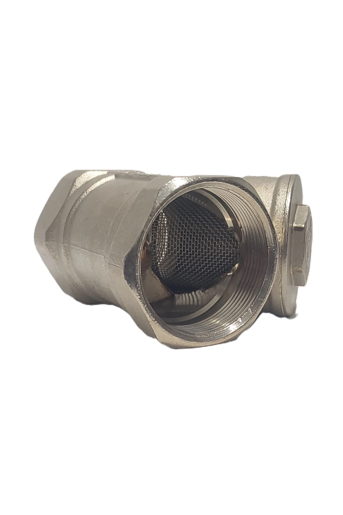 2" Sarı / Krom Pislik Tutucu Su Filtresi Dn50 - Threaded Strainer