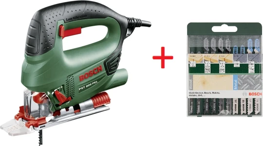 Pst 800 Dekupaj Testere Makinası+10 Parça Metal Ahşap Testere Bıçağı