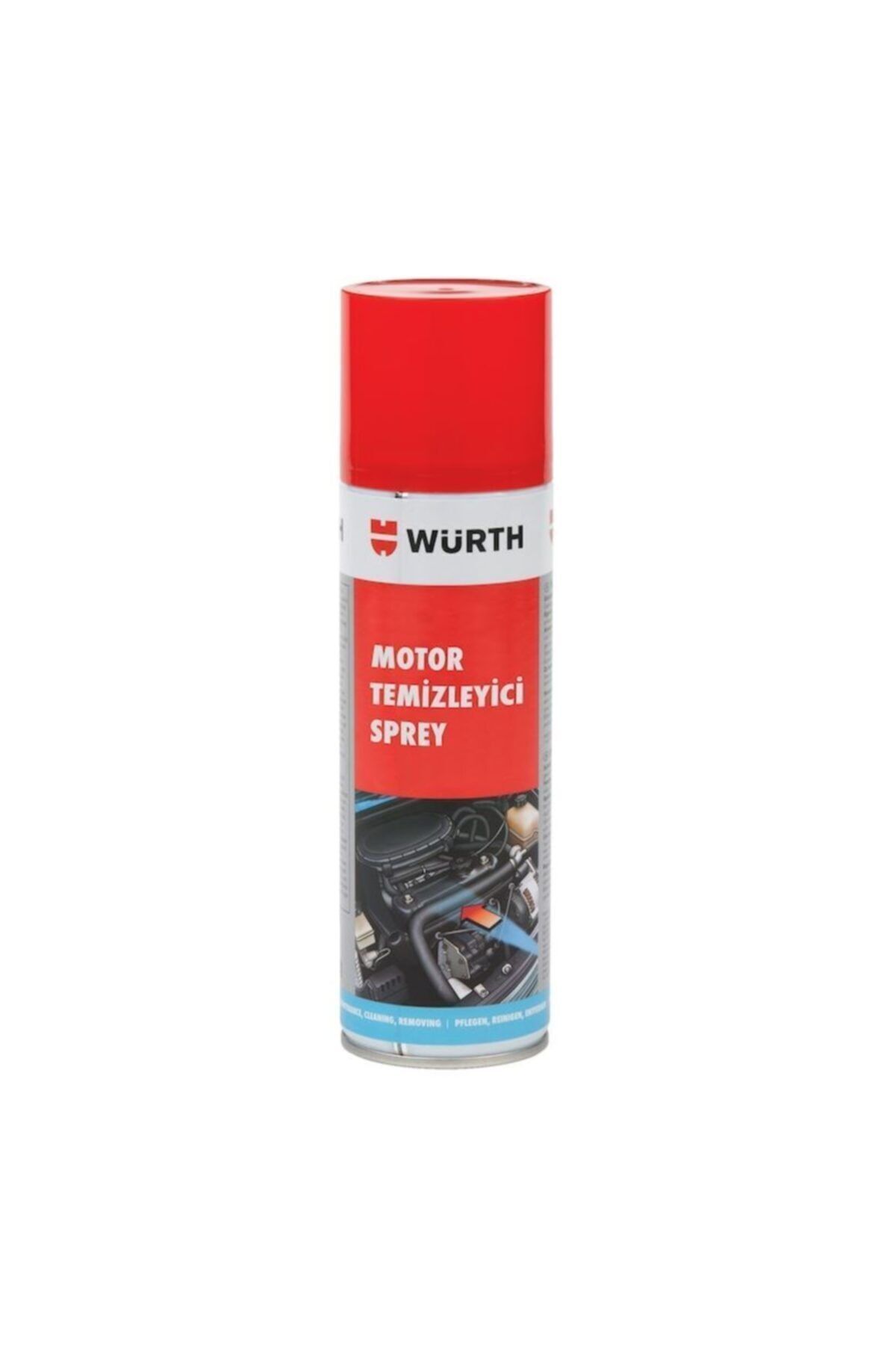 Würt Motor Temizleyici Sprey 500ml. Made In Germany 5 Adet