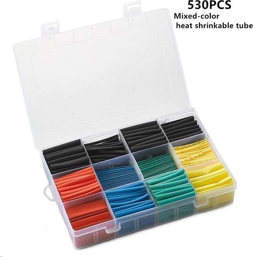 Renkli Makaron Seti 530 Parça - Isıyla Daralan Kablo