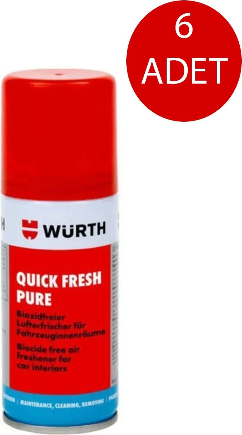 Araç Içi Tazeleme Spreyi 100 ml 6 Adet