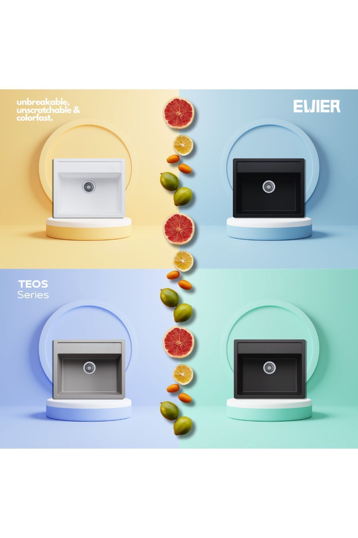 Granit Evye TEOS Series Grey (GRİ)