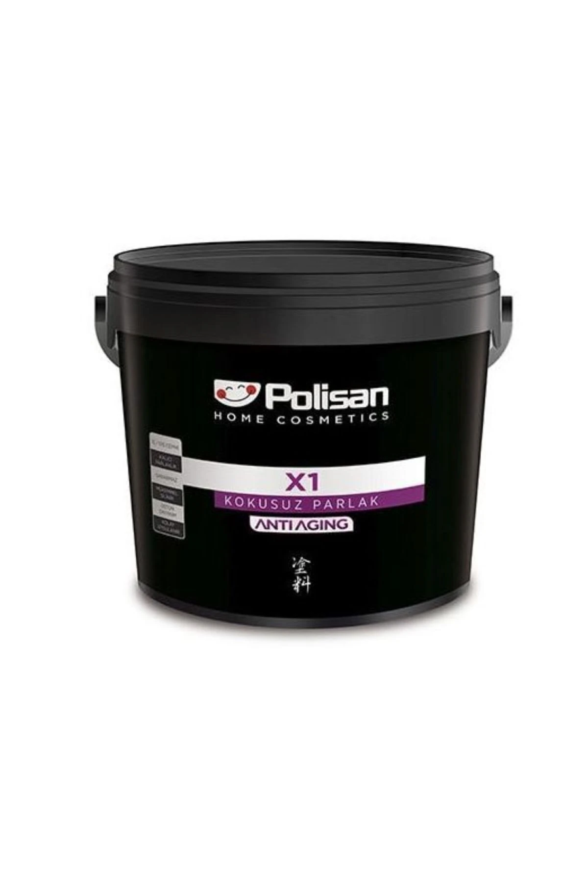 Ahşap&metal Boyası-su Bazlı-x1 Antiaging-kokusuz-parlak 2,5litre(3,20KG.)-alüminyum
