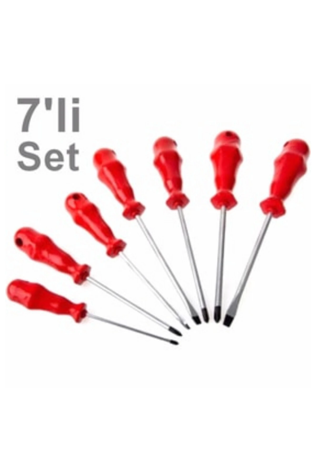 Manyetik Uçlu Yedili Tornavida Seti Tornavida Seti