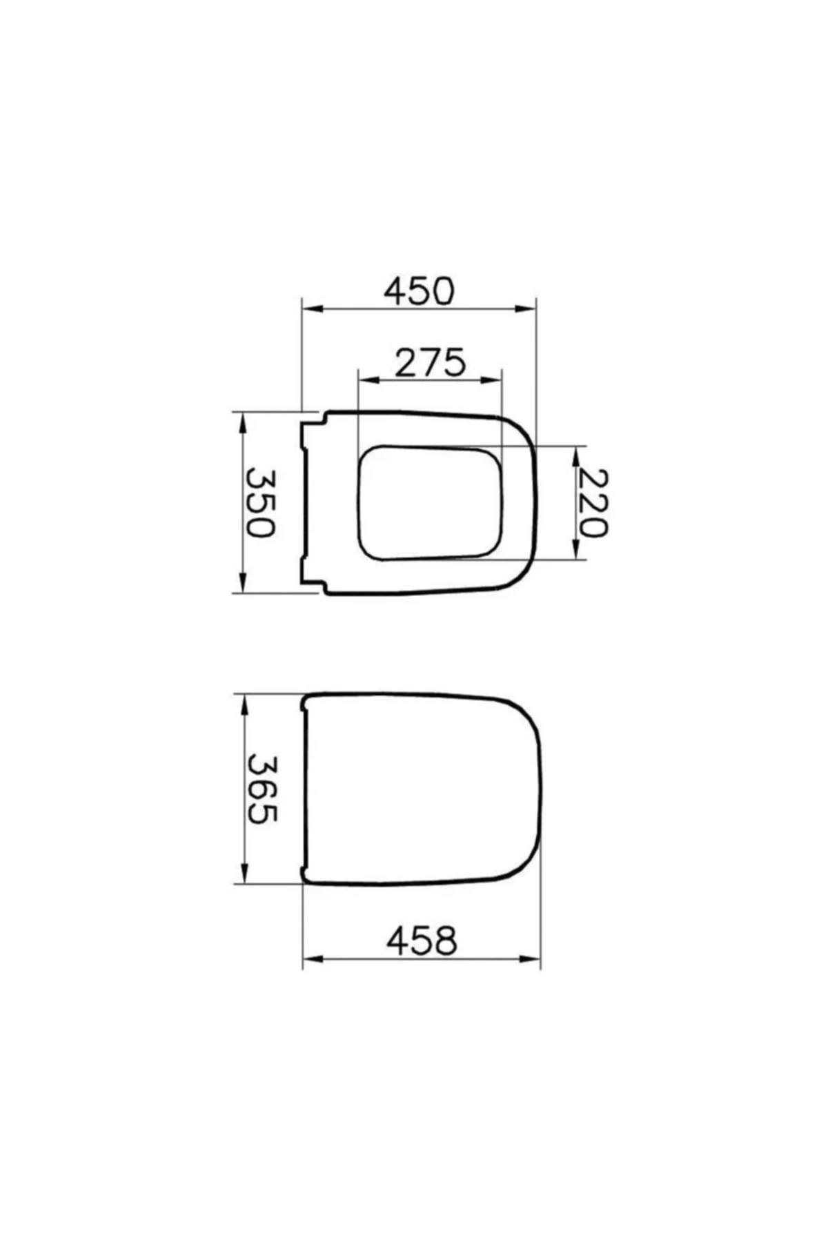 Integra Square Asma Klozet + Soft Klozet Kapağı+gömme Rezervuar Set