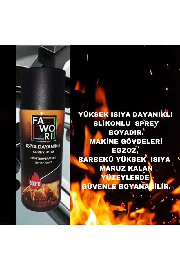 Isıya Dayanıklı Sprey Boya