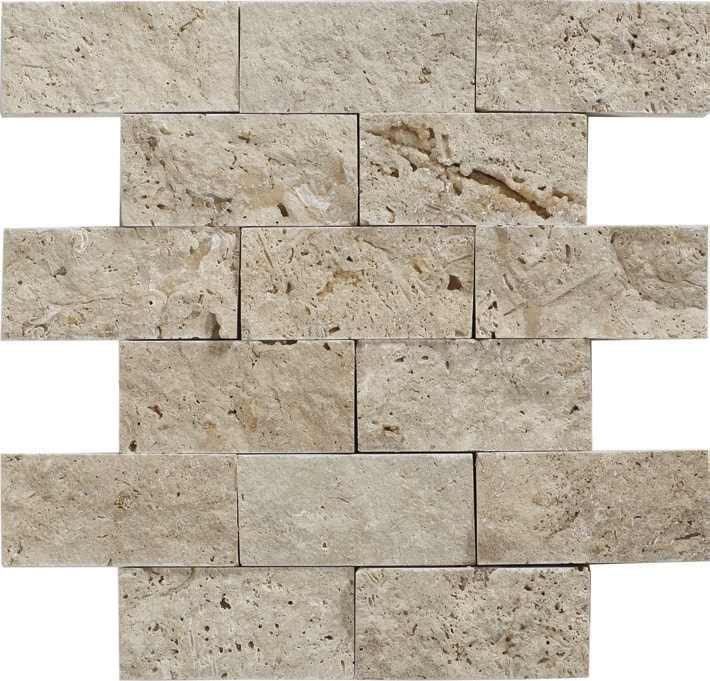 Klasik Traverten Patlatma Taş 4,8 x 10 cm