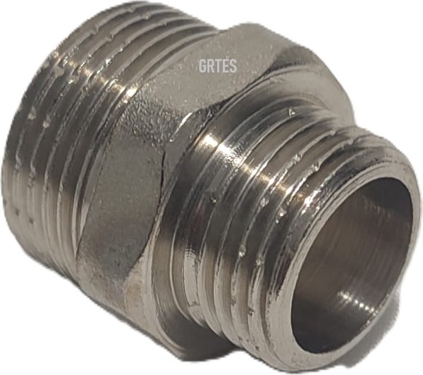 3/4" x 1/2" Sarı/krom Orantılı Nipel - Proportional Nipple