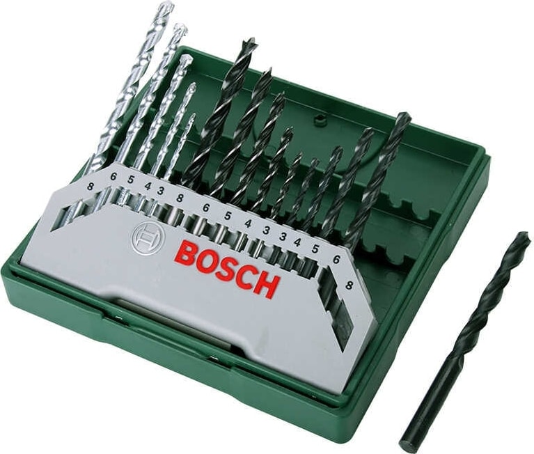 BOSCH Gsb 180-LI 18V 2AH Darbeli Akülü Vidalama Şarjlı Matkap + 15 Parça Matkap Ucu