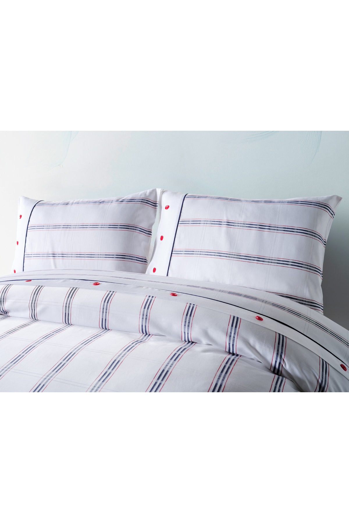 Marine Nevresim Takımı Meridian Çift King Size - Beyaz