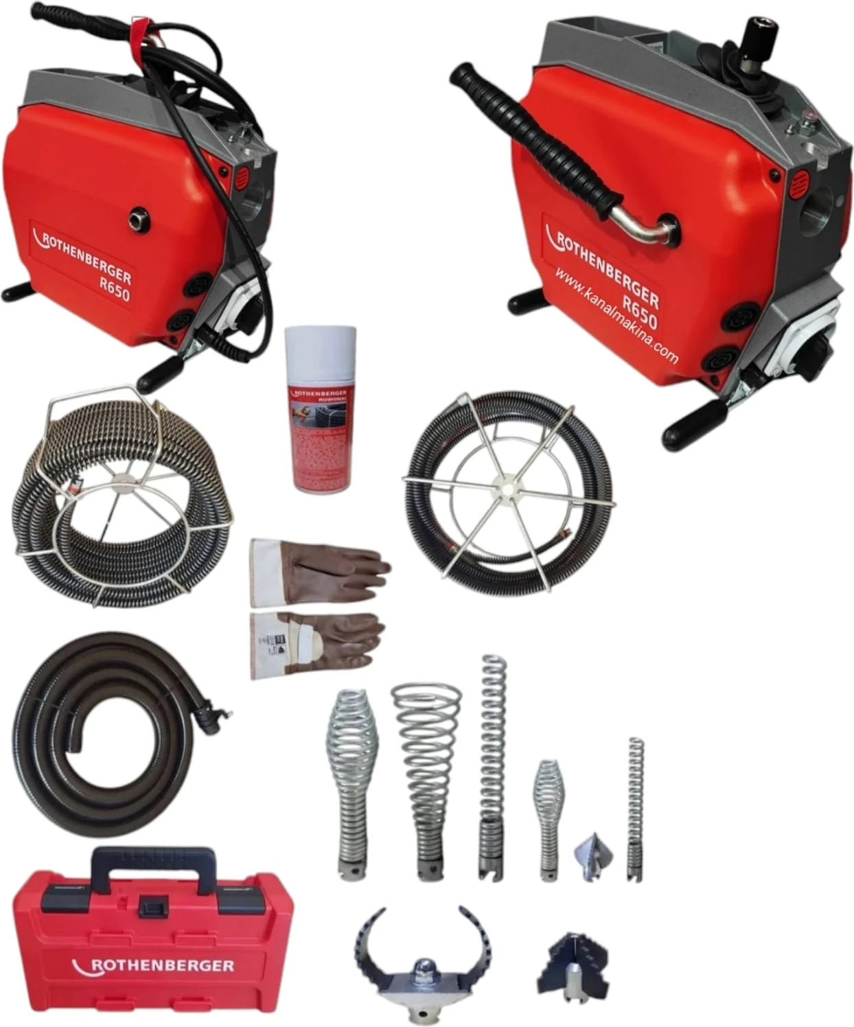 R650 Smk Kanal Açma Makinesi (Yayların Içi Dolu)