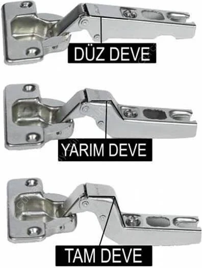 Minnes Yaylı Tas Menteşe Düz (2 Adet)