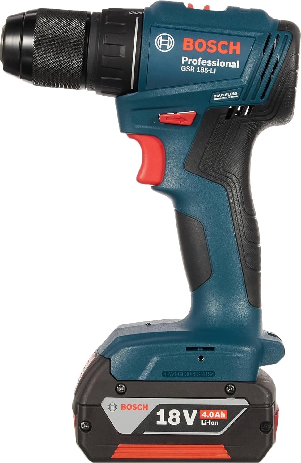 BOSCH Gsr 185 Lı Akülü Delme / Vidalama Makinesi 1x4.0 Ah Akü, Gal 18V-40 Sarj Cihazı, Soft Bag