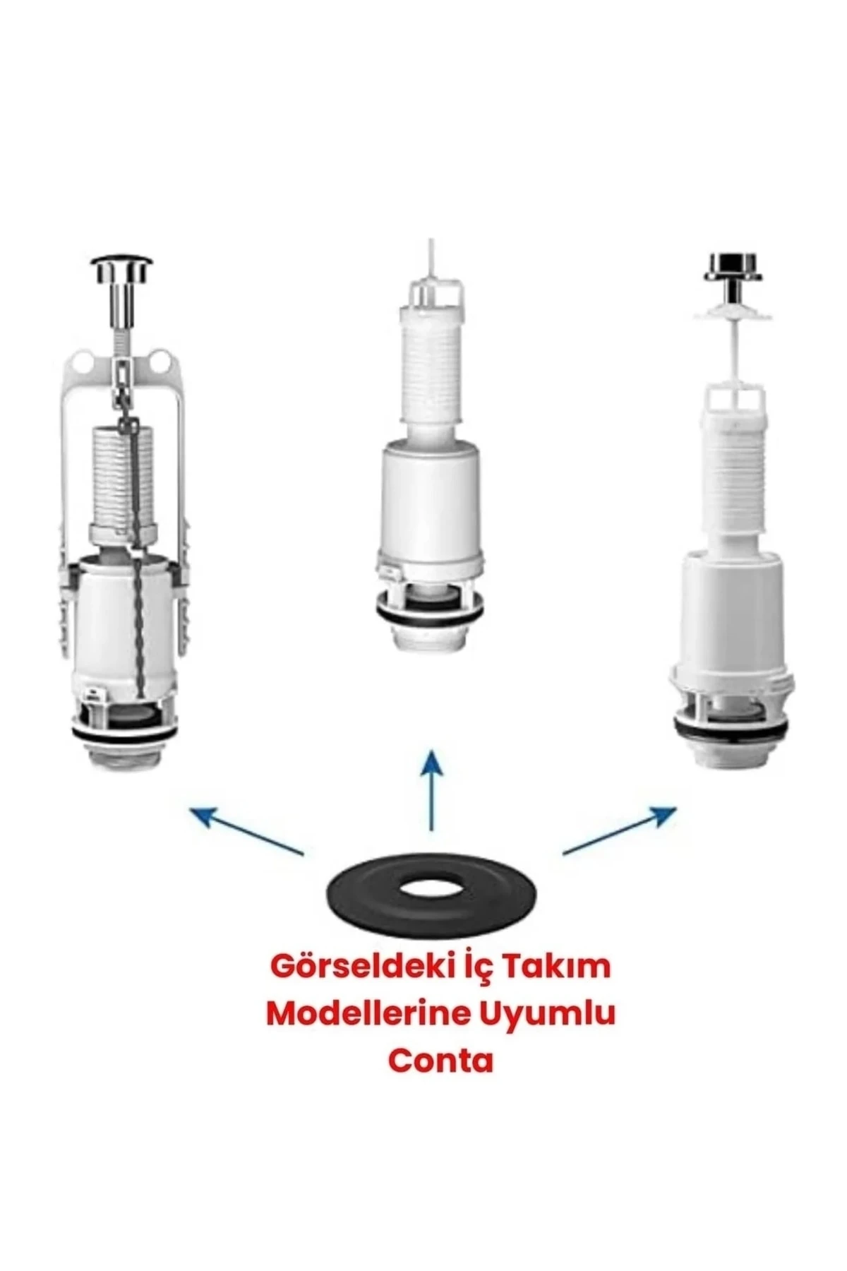 Tema Klozet Rezervuar Iç Takım Conta Tema Boşaltma Conta Siamp Klozet Rezervuar Boşaltma Grubu Conta