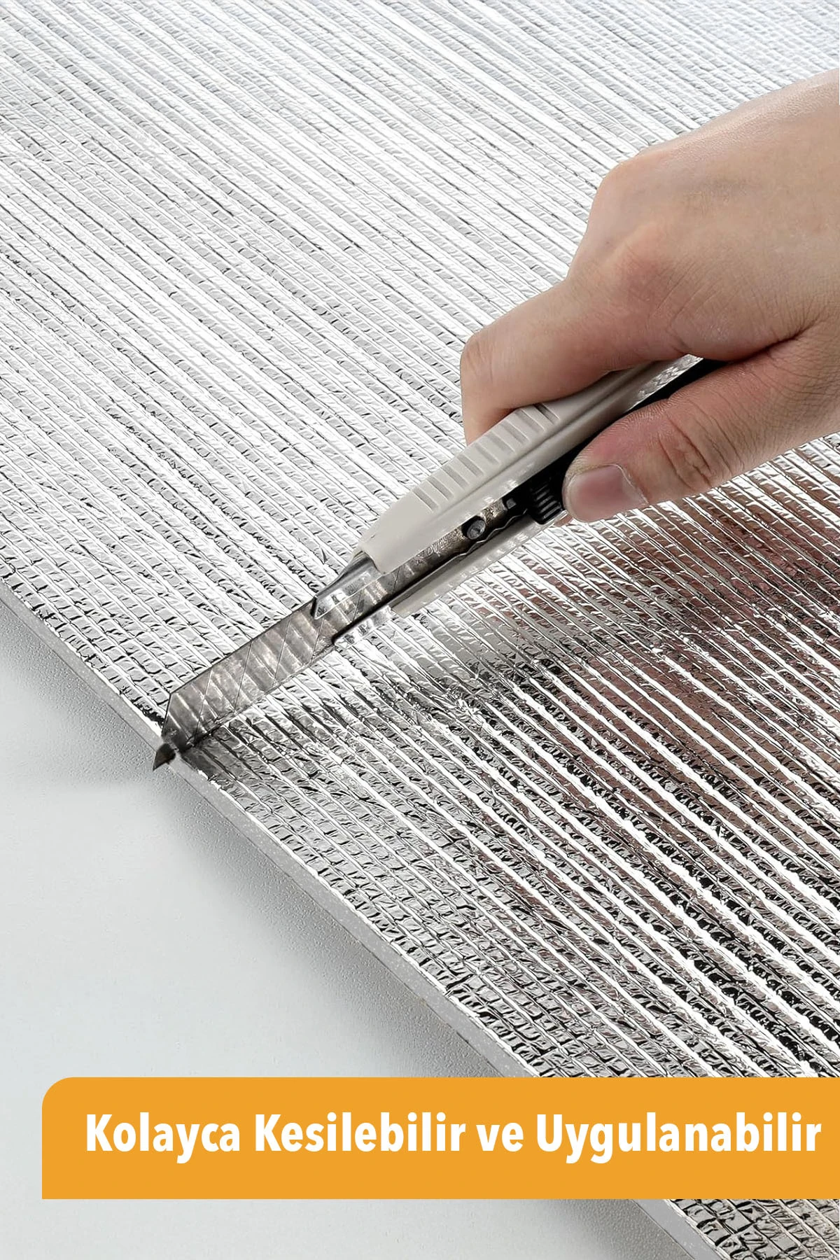 1 ADET Petek Kalorifer Radyatör Arkası Folyolu Plaka Isı Yalıtım Levhası Şilte