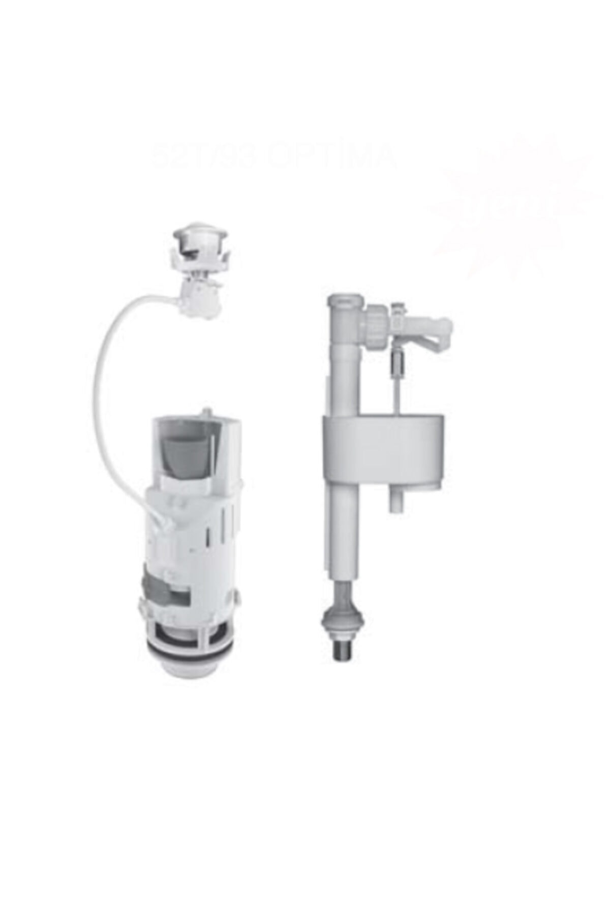 Klozet Iç Takımı-çift Kademeli Iç Takım