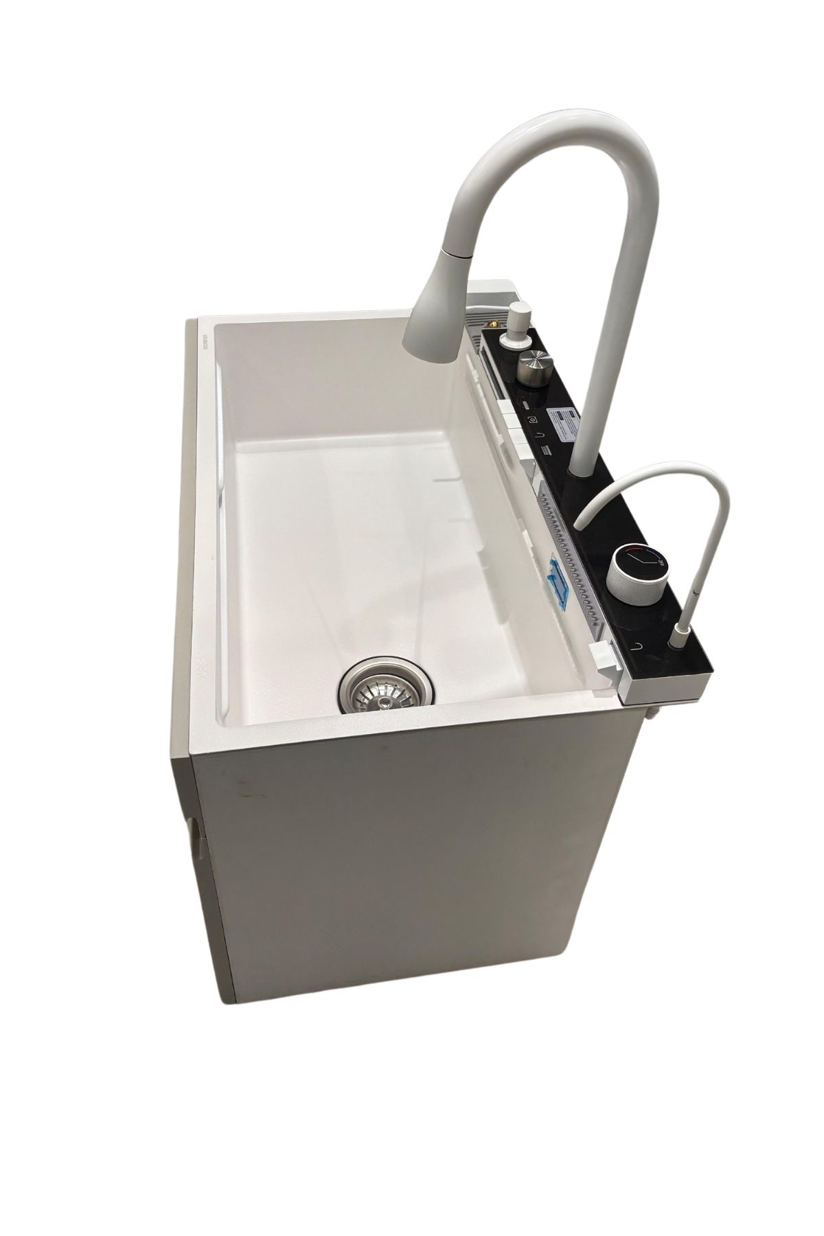 Mutfak Eviyesi Teknolojik Akıllı Eviye Sus304 Paslanmaz Çelik 3 Mm Kalınlık Beyaz Renk