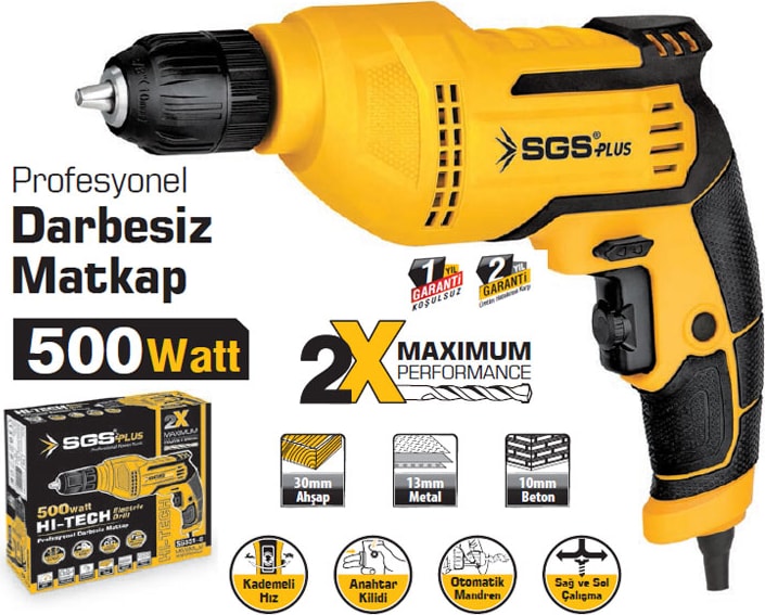 5140 Profesyonel Darbesiz Matkap - 500 Watt