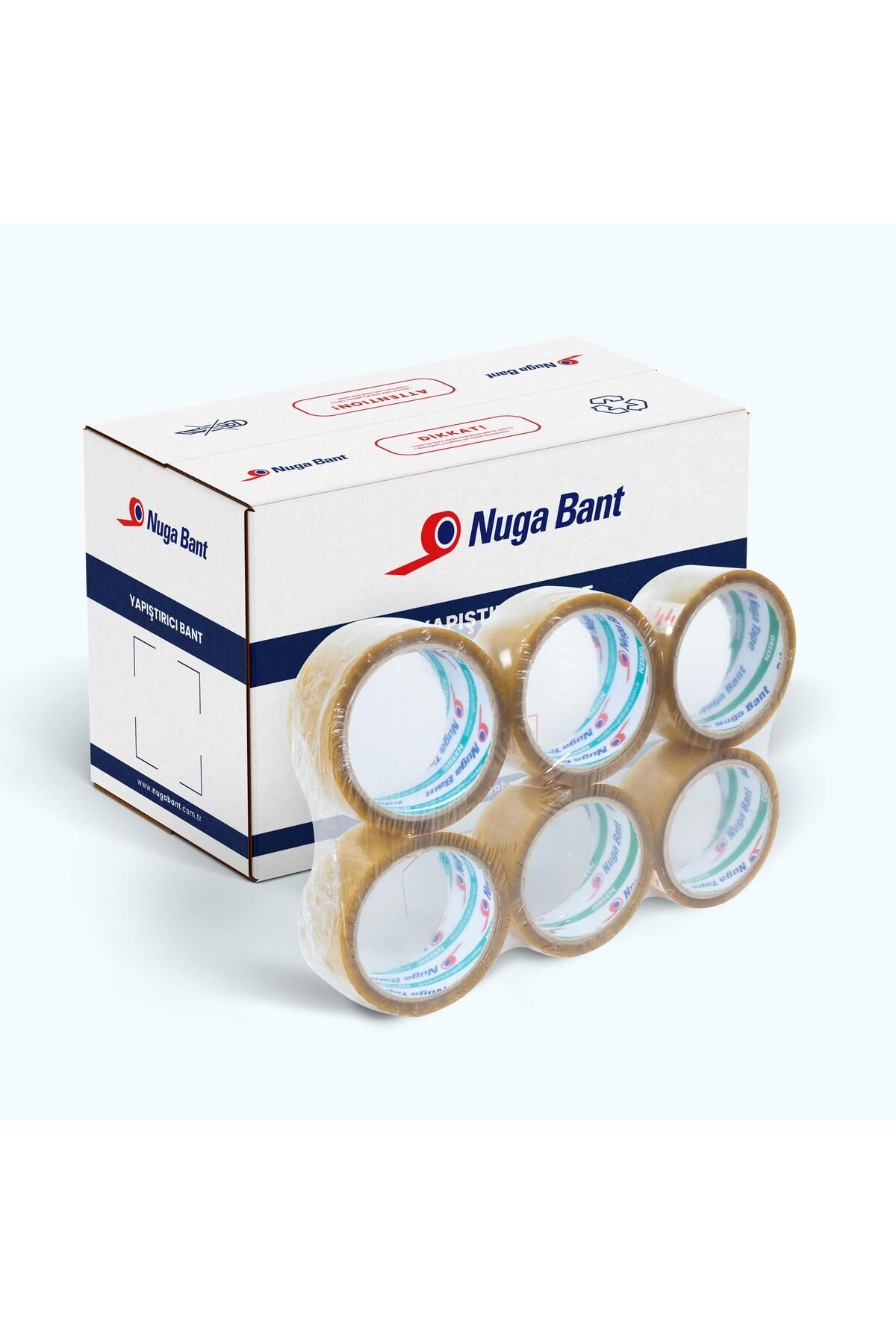 NUGA 45 Mm X 40 Mt Solvent Akrilik Koli Bandı 2880 Adet