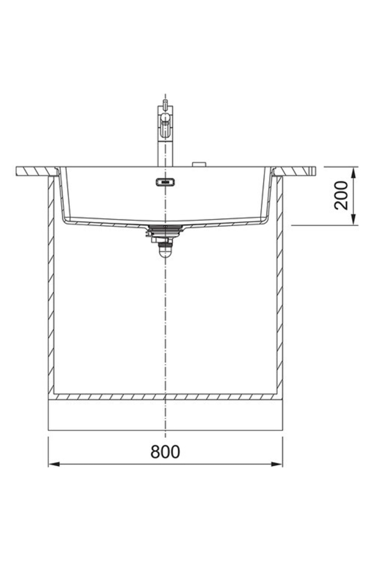 Maris Mrg 210/110-72 Nero Granit Evye