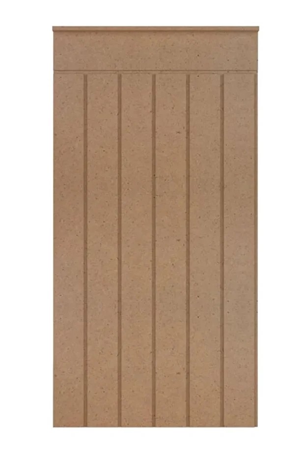 5 Adet  54 X 103 Cm Hediyeli Dekoratif Duvar Paneli  Boyanabilir Ahşap 6 Mm Ham Mdf Dekoratif Panel