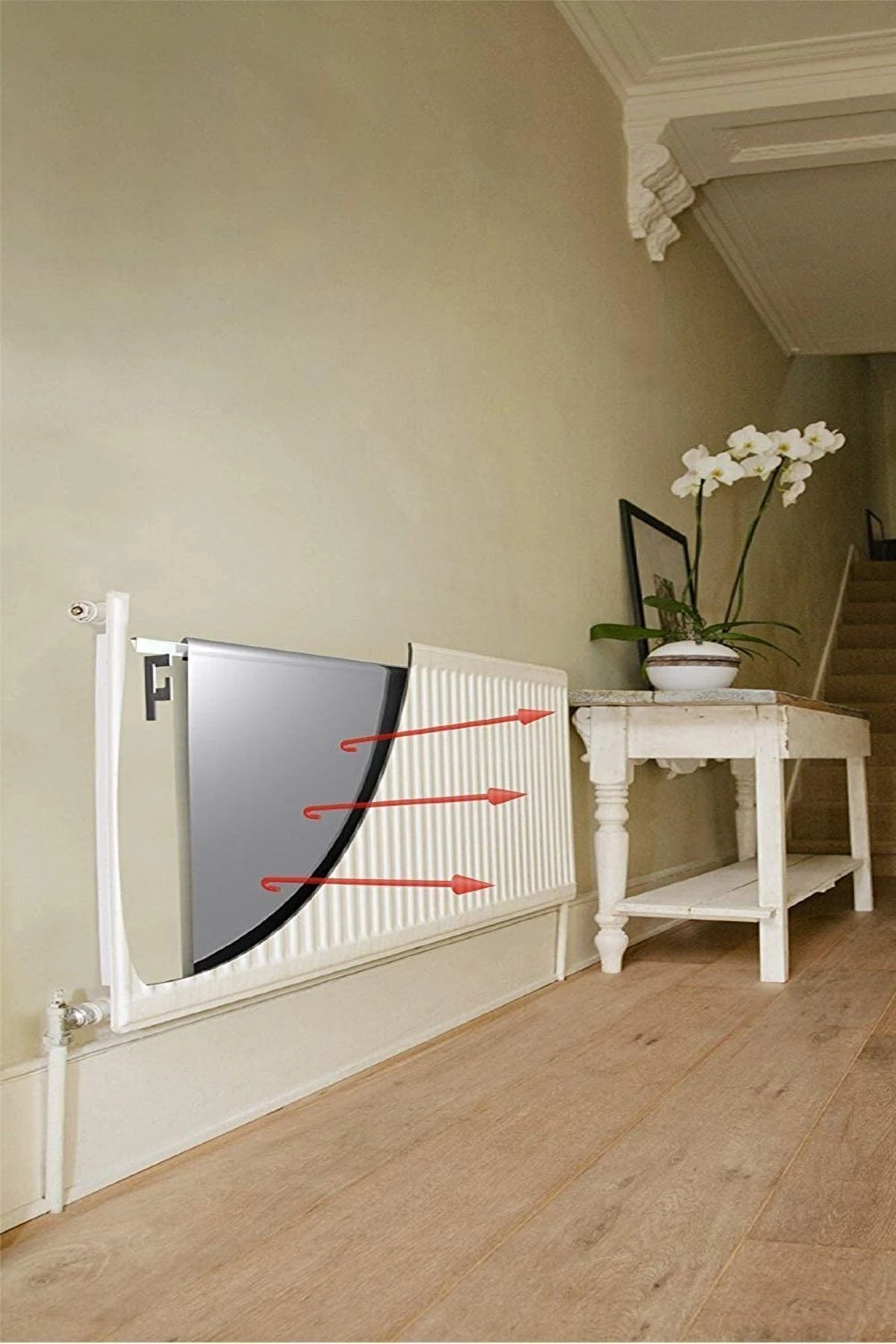 4 Adet Petek Arkası Yalıtım Levhası Alüminyum Folyo Radyatör Peteği İzolasyon Ev Isı Tasarruf