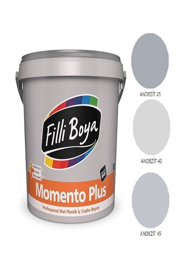 Momento Plus Profesyonel Mat Plastik Iç Cephe Boyası 2.5lt (andezit 40)