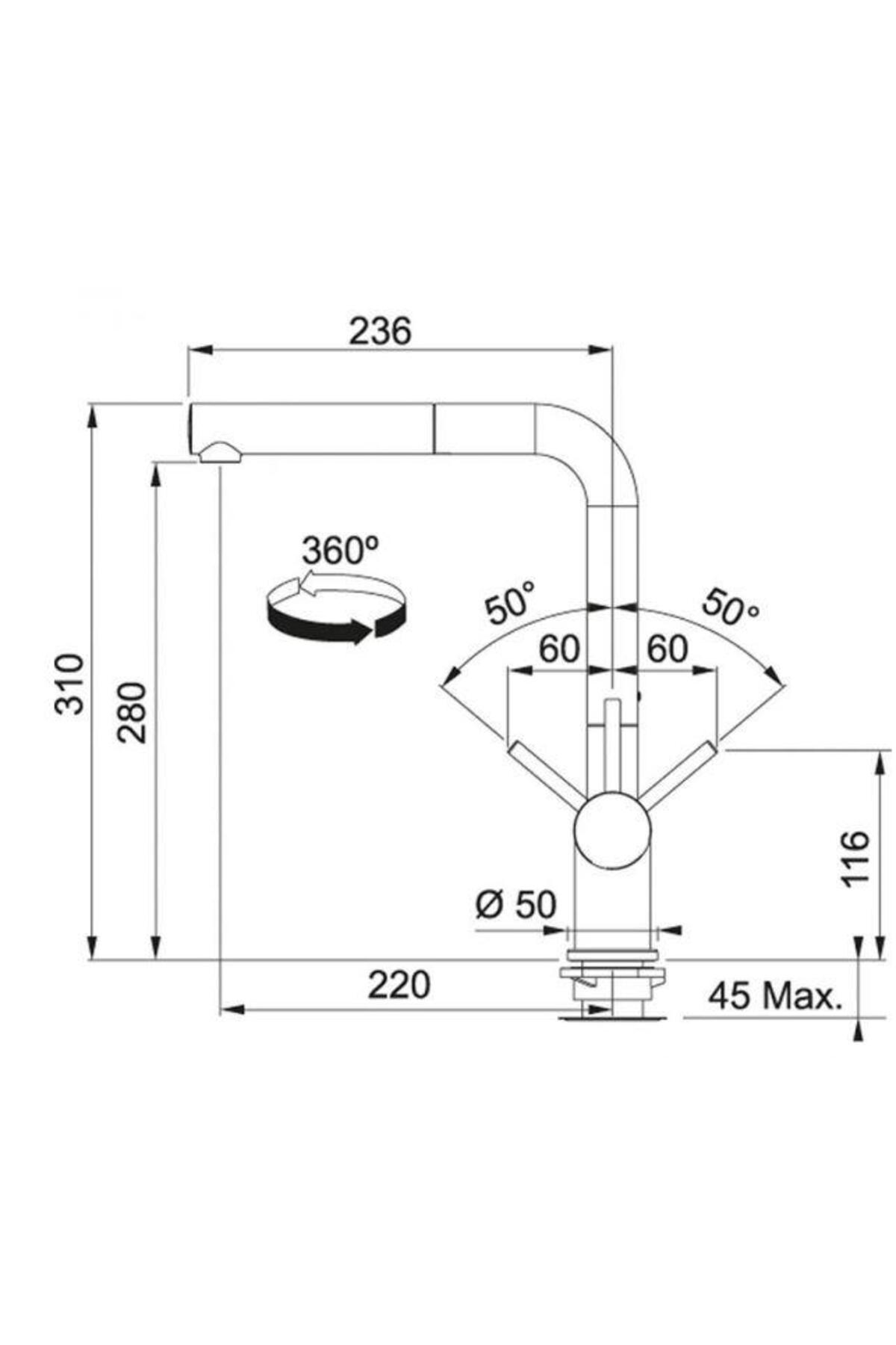 Nex 651 Sağ Paslanmaz Active Plus Doccia Setli Kampanya