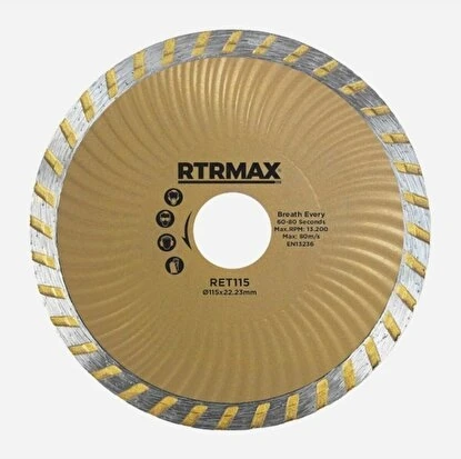 RET230 Turbo Kanallı Elmas Testere 230*22MM