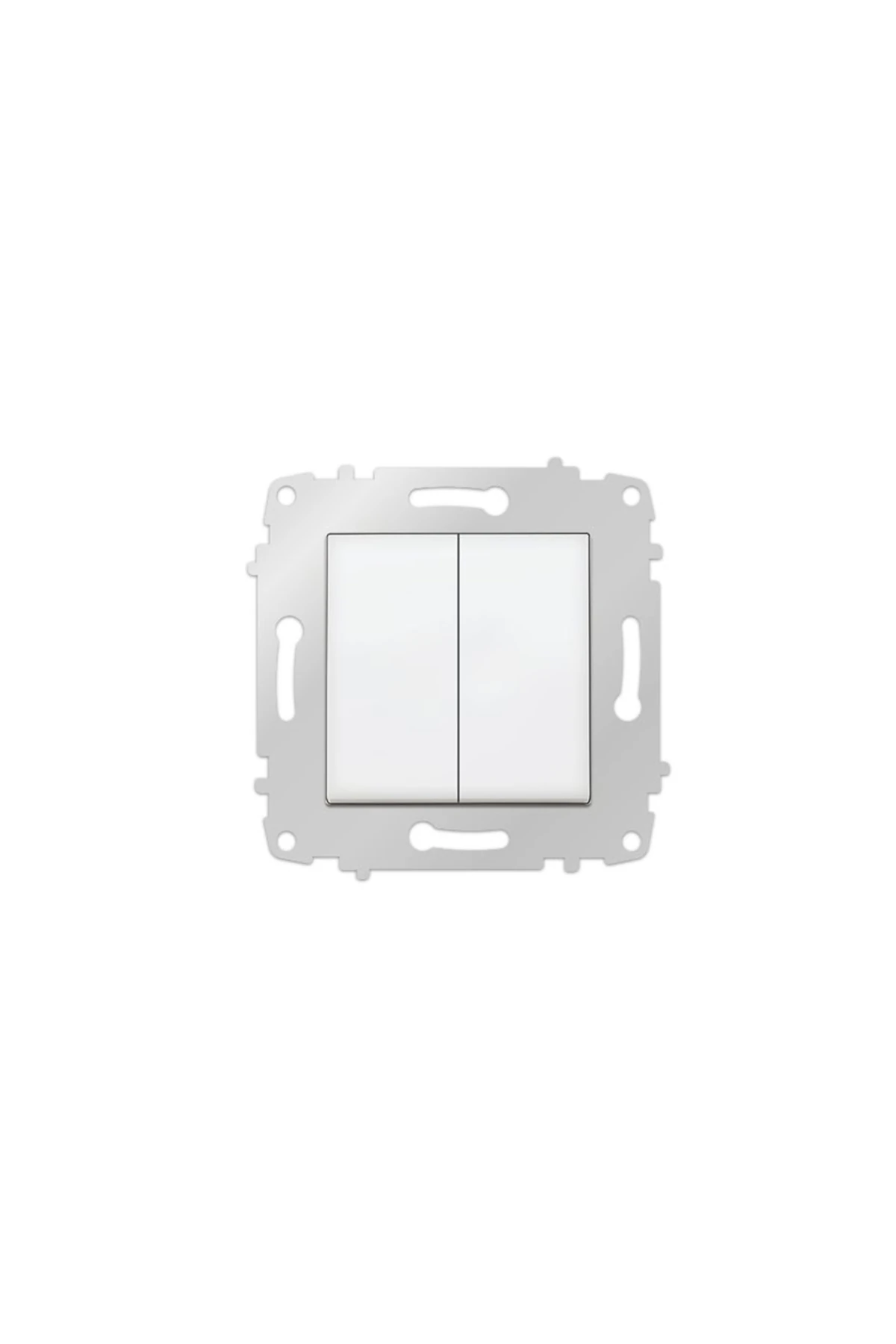 Viko Karre Komütatör - Beyaz 90960702 (ÇERÇEVE DAHİL)