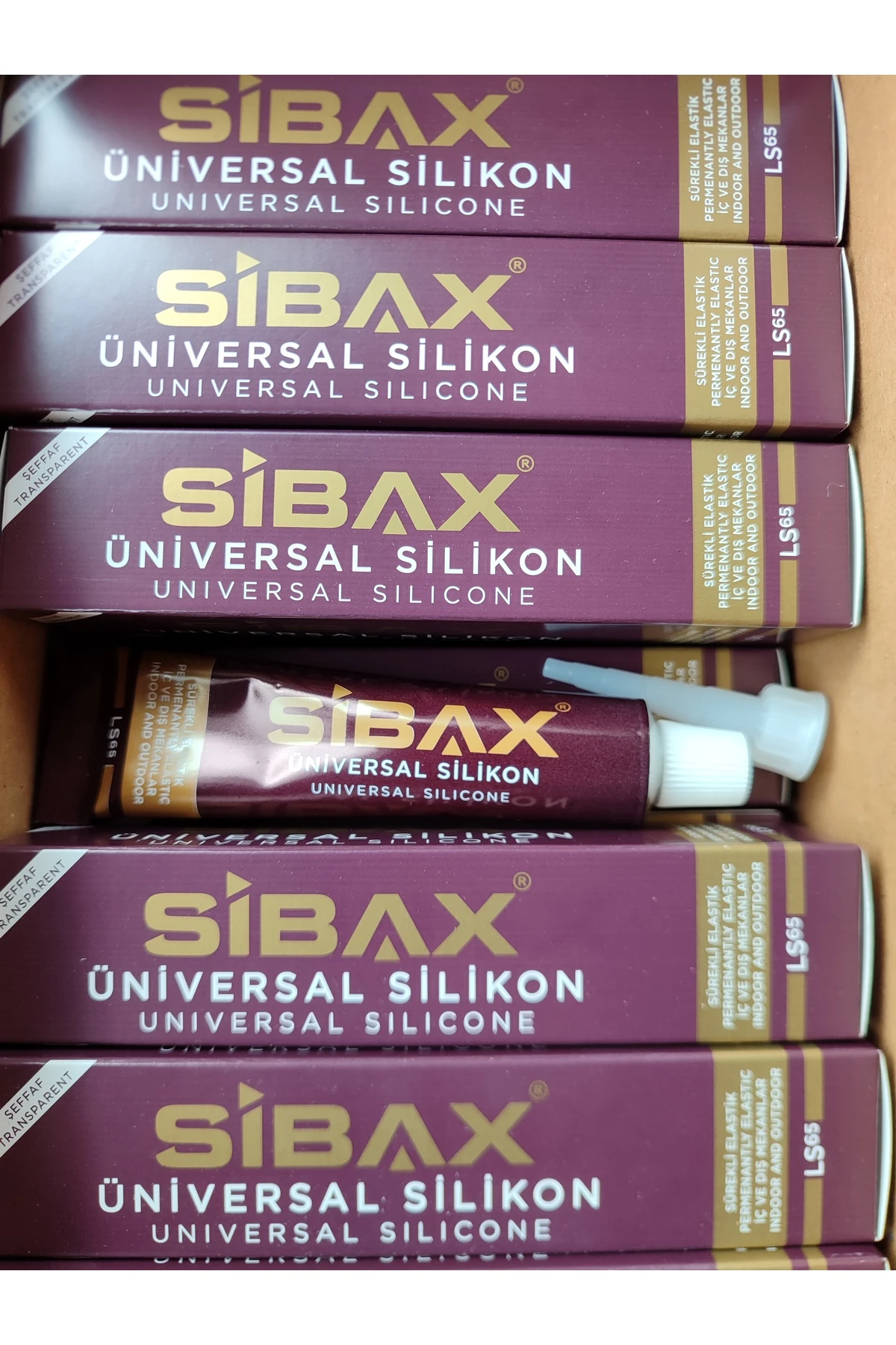 Sibax Şeffaf Silikon