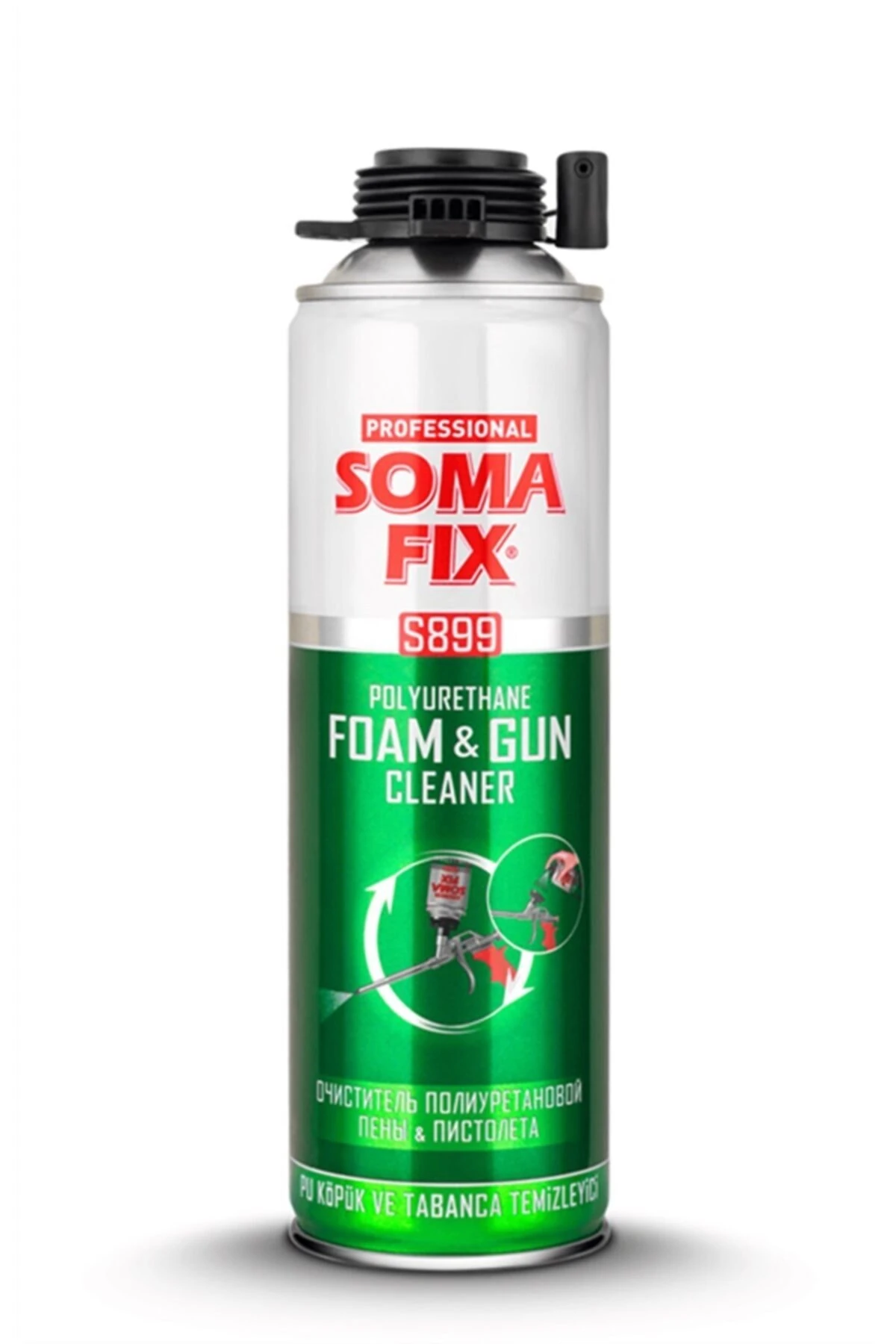 12 Adet Poliüretan Köpük Temizleyici 500ml (1koli) S899