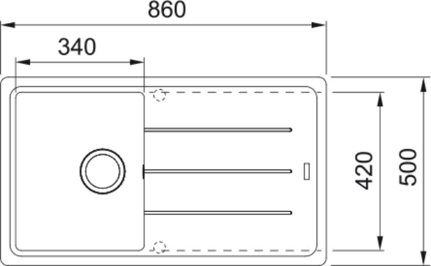 Basıs Bfg 611 Tek Gözlü Granit Slate Grey Eviye
