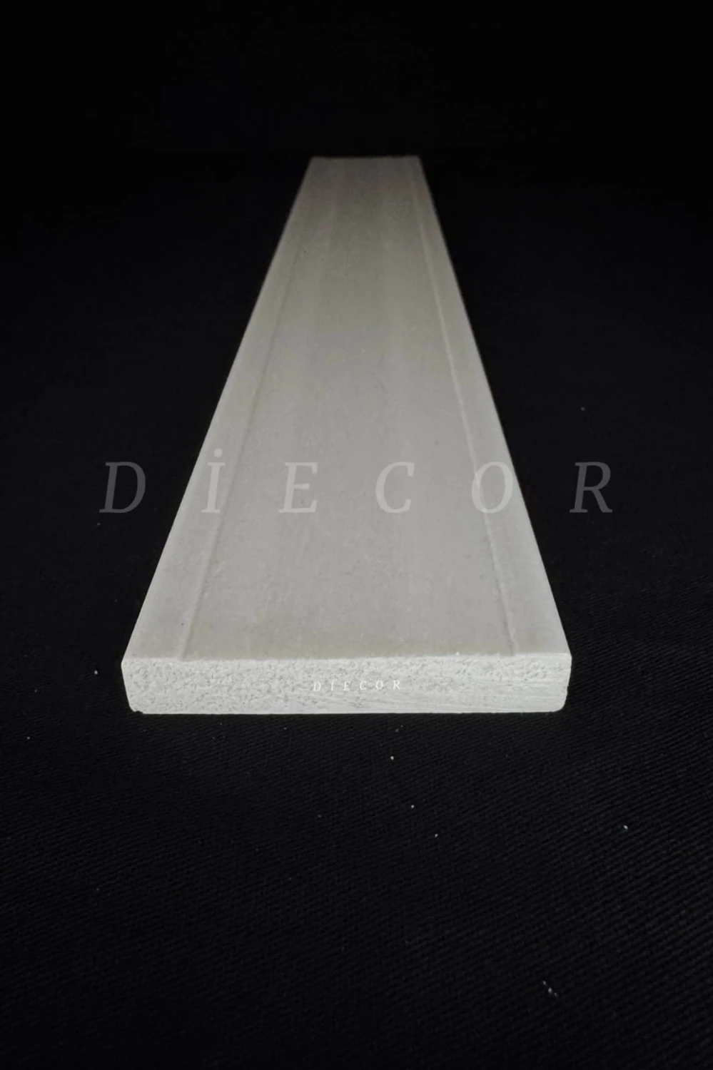 Dekoratif Boyanabilir 1 Adet 6 cm Düz Polistren Duvar Çıtası