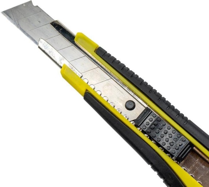 5335 Geniş Maket Bıçağı Falçata Yedekli Set 18 mm