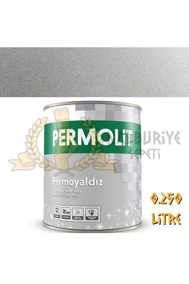 Isıya Dayanıklı Dekoratif Yaldız Boya Alüminyum 0.250 Lt.