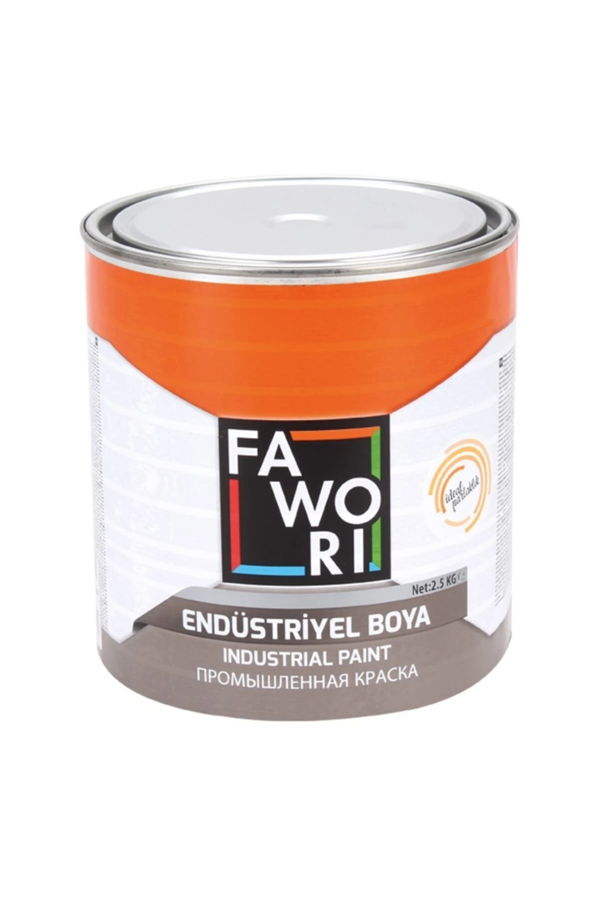 Ideal Parlak End. Boya Mat Siyah 2,5kg