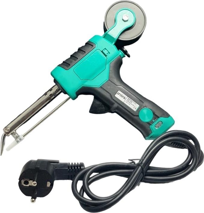 PJ-040 Lehim Makaralı 60WATT Tabanca Havya Eğri Uçlu