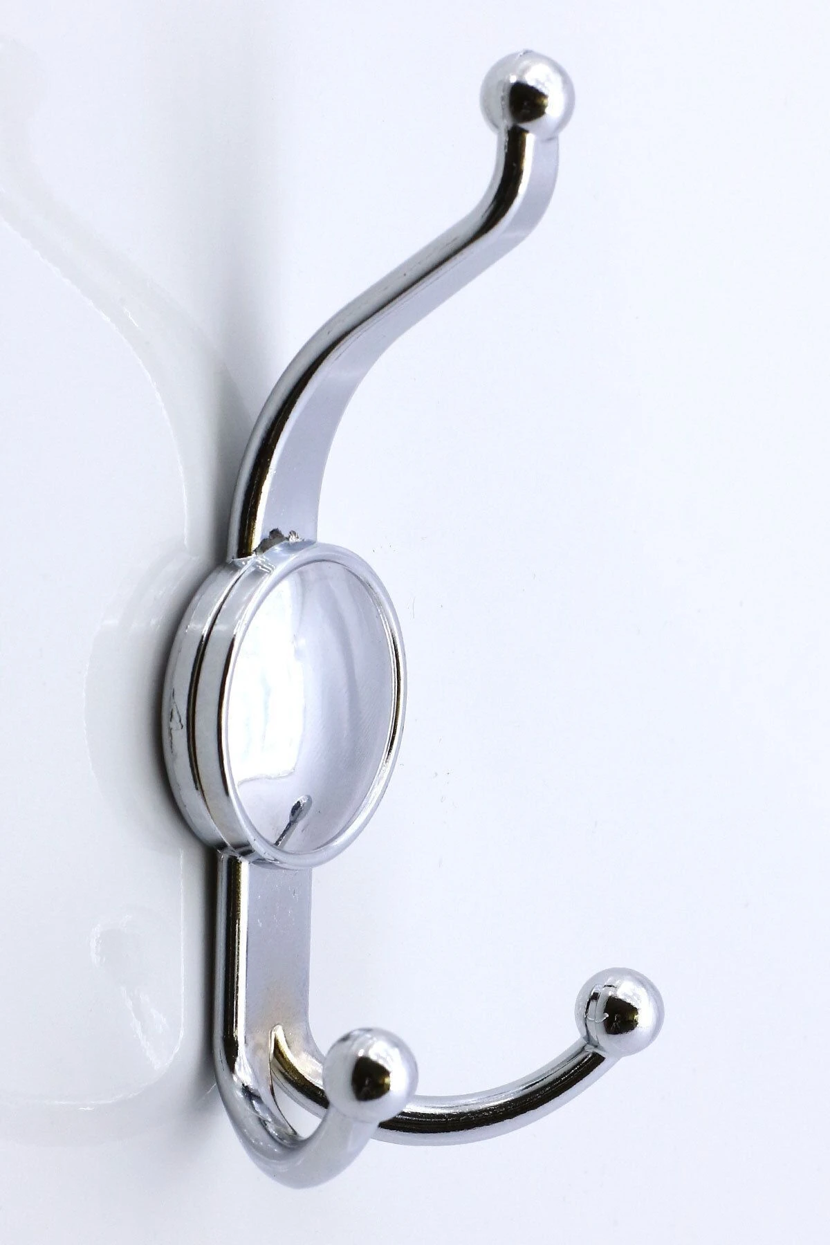 Boncuk Portmanto Vestiyer Duvar Dolap Elbise Askısı Krom Metal Mobilya Kapı Askılığı Askılık