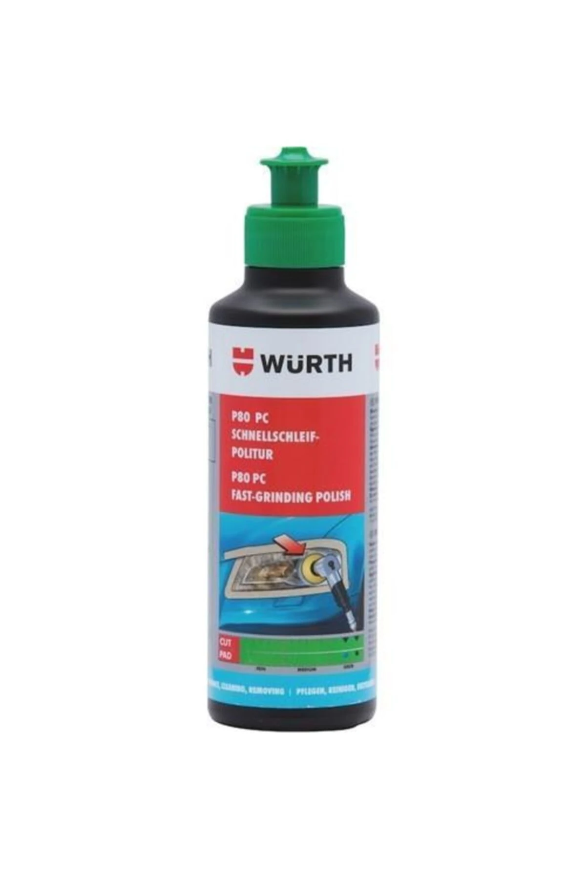 P80 Hızlı Aşındırma Pastası-far Temizleyici